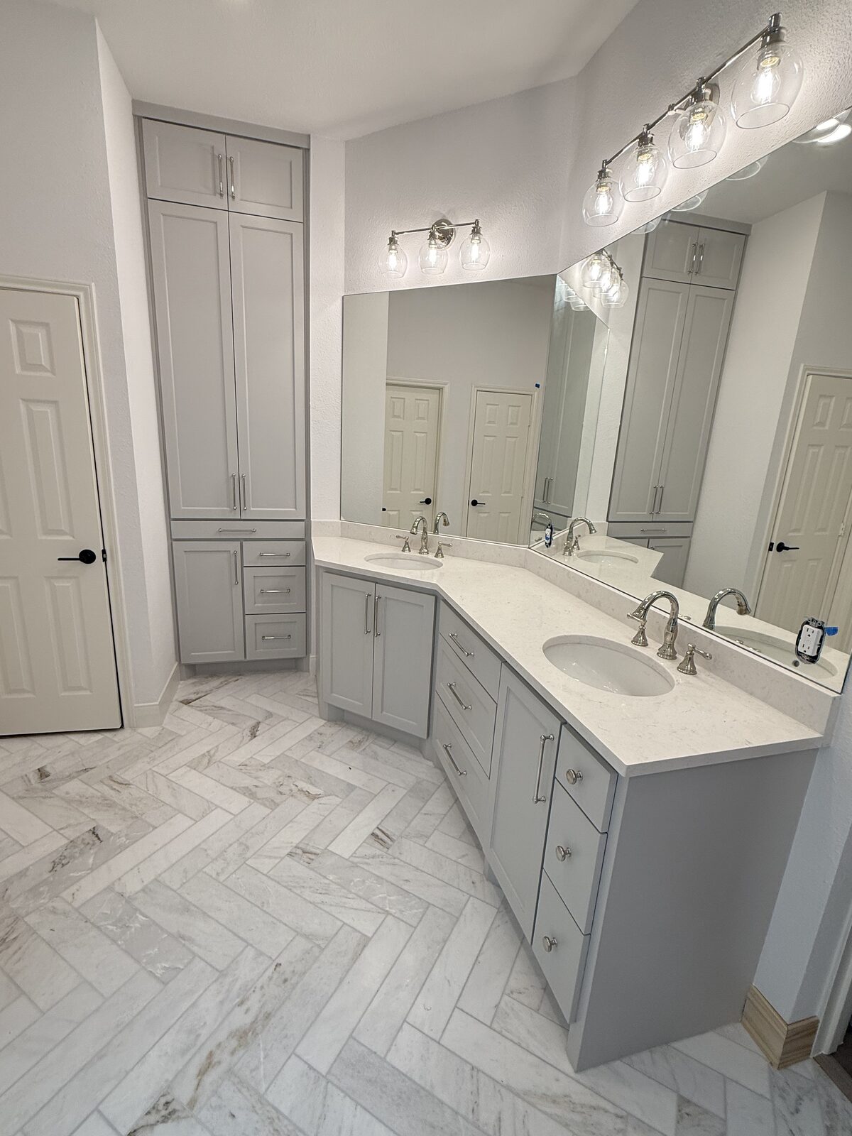 Bathroom vanity and cabinetry