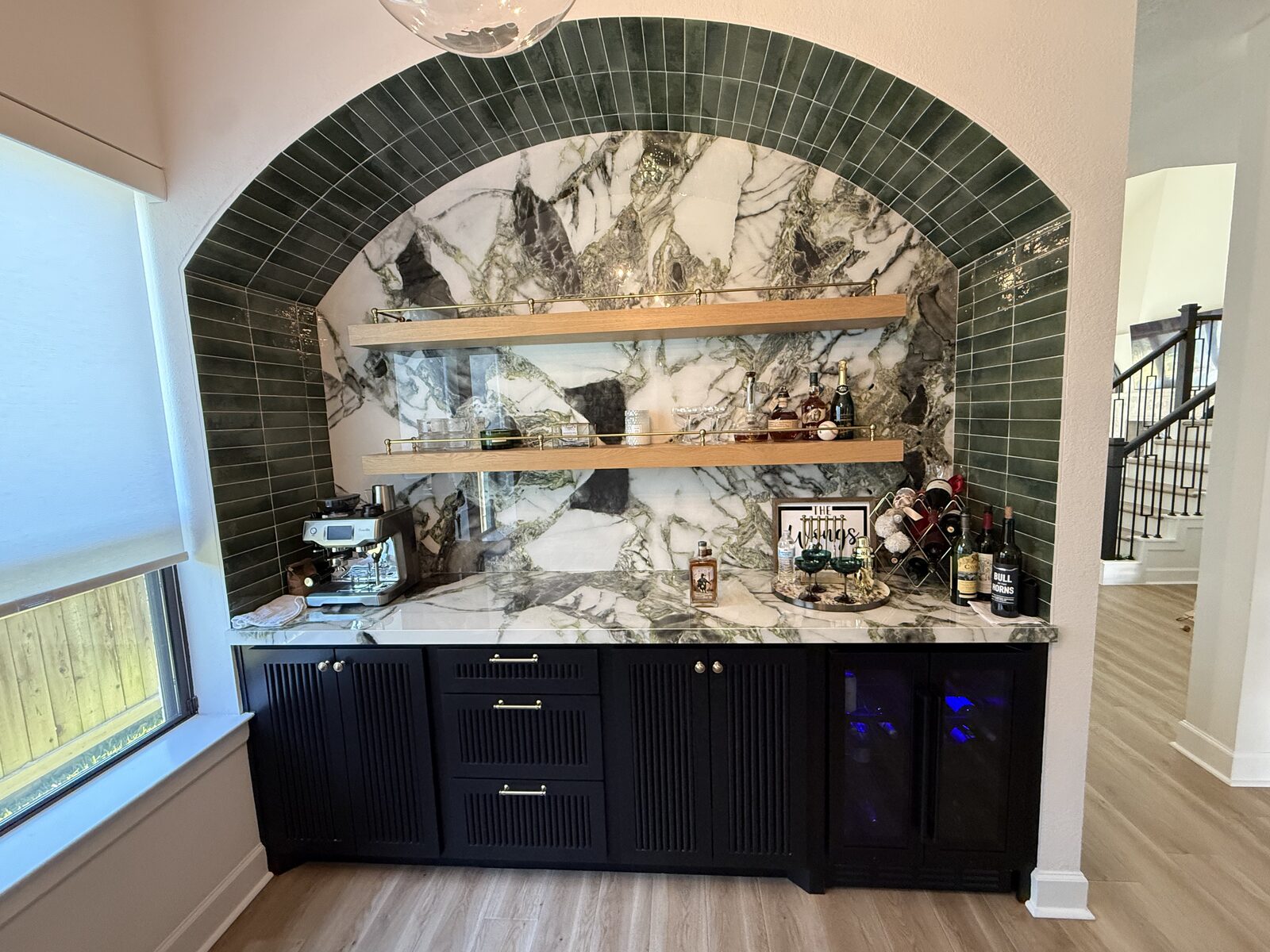 Accent wall carpentry design