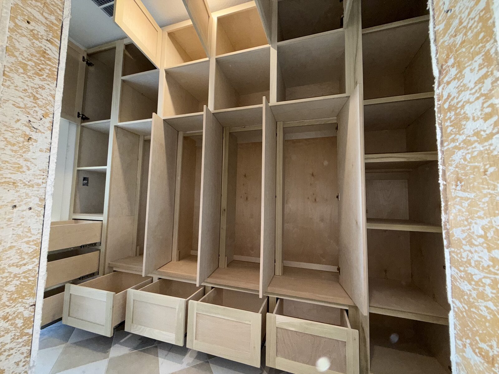 Custom closet build